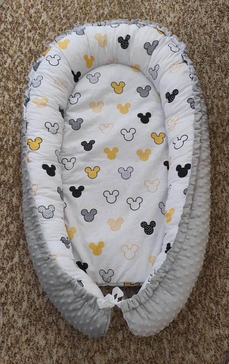 Hnízdečko  Myckey šedo-žlutý