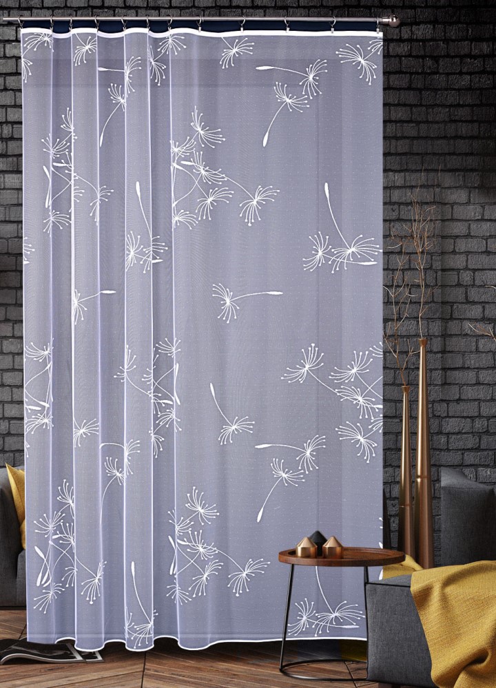 Metrážová záclona pampeliška v250 cm