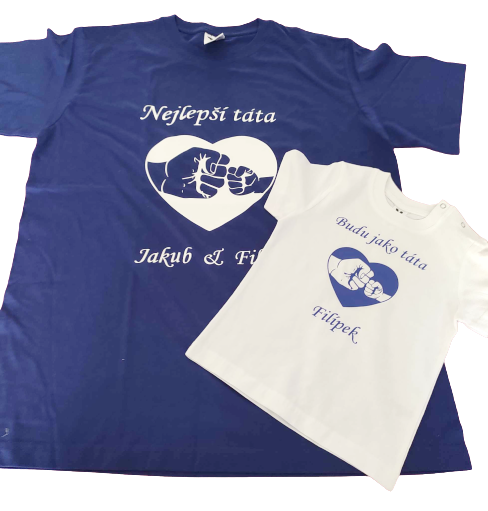 Tričko  budu jako táta 
