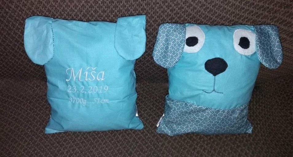 Dětský polštářek pejsek 