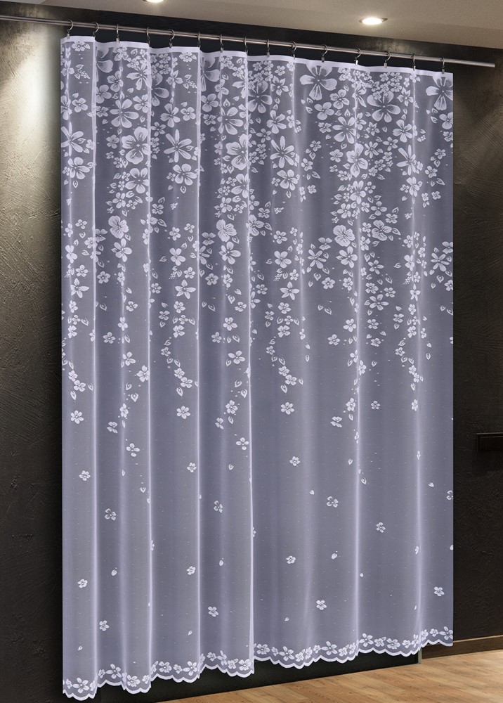 Žákárová záclona drobné květy v.160cm