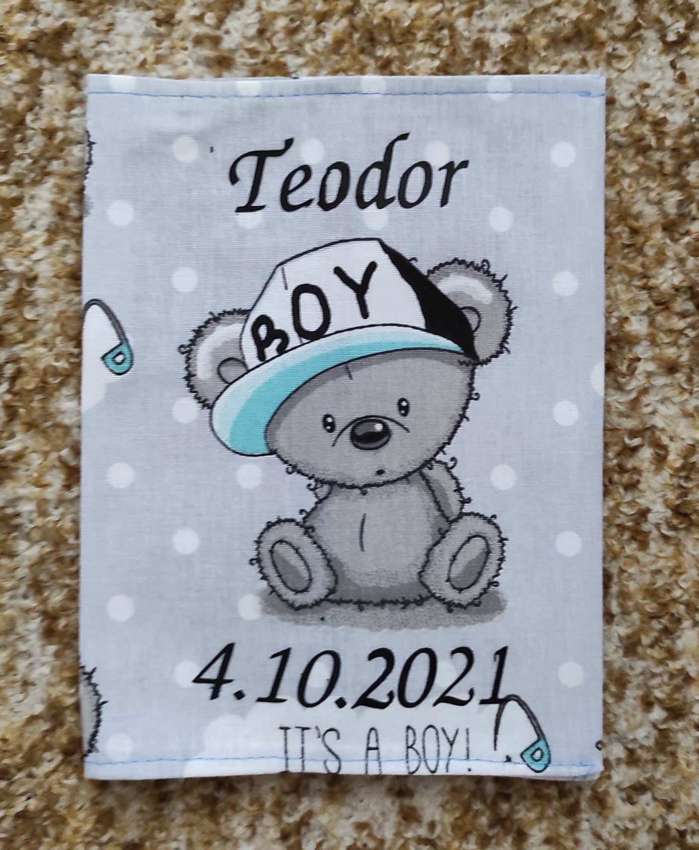 Obal na zdravotní průkaz Teddy