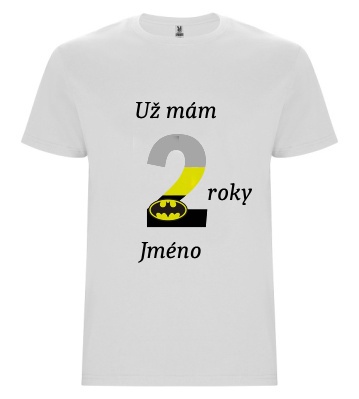Narozeninové tričko 2 Batman