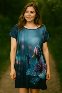 dámské šaty EASY Nachový květ 