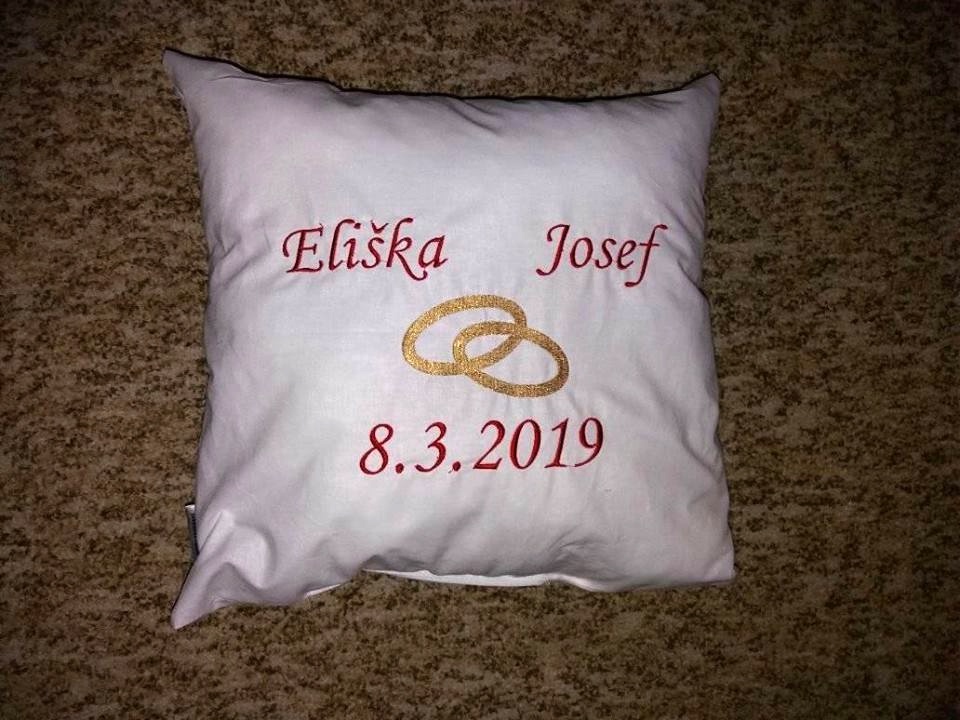 Polštářek prstýnky