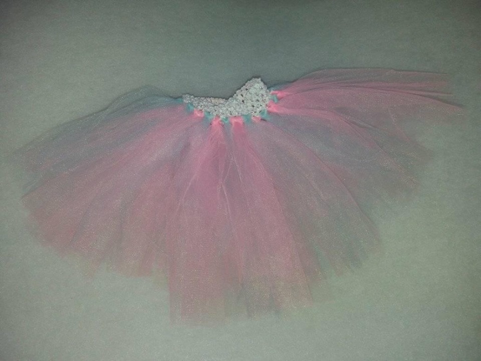 TUTU sukýnka růžovo-modrá