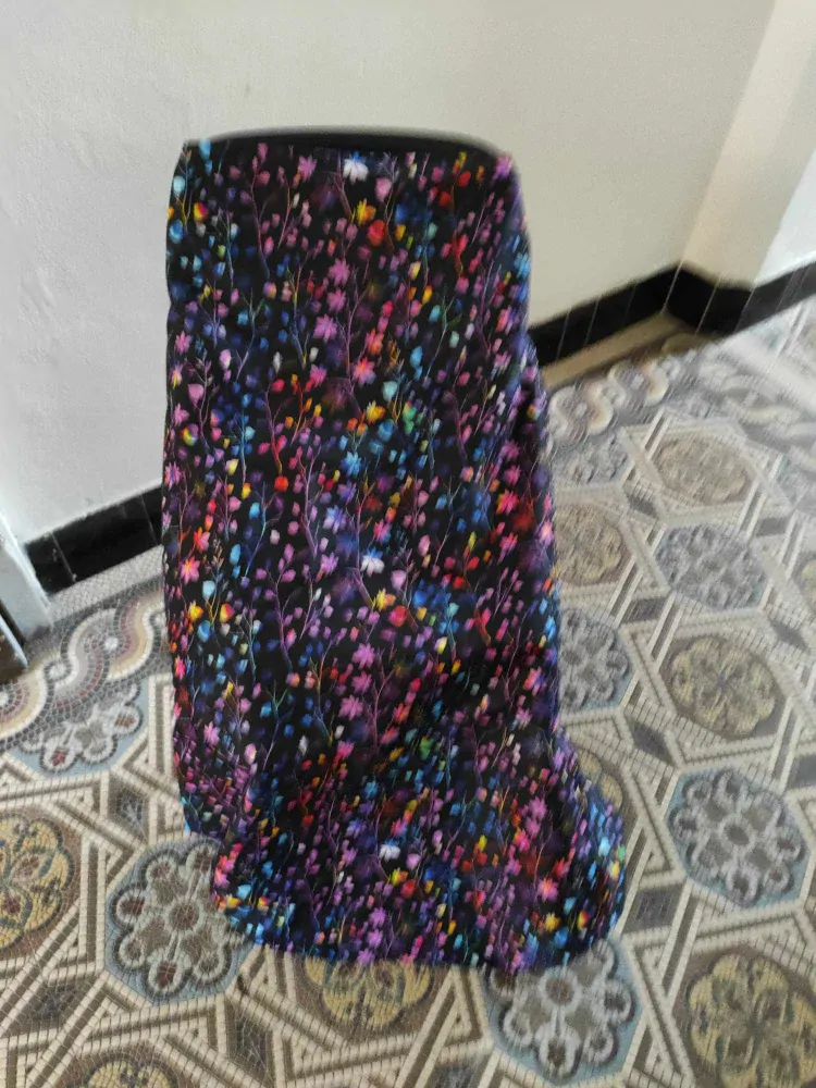 Jarní /podzimní Nánožník na invalidní kočárek/vozík květy