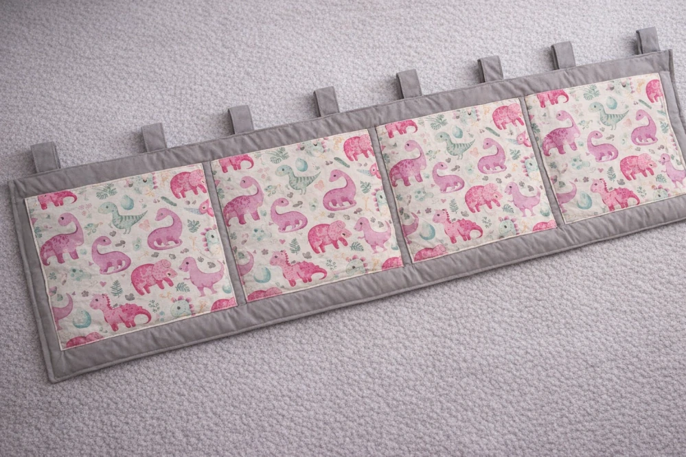 Kapsář Dino růžový