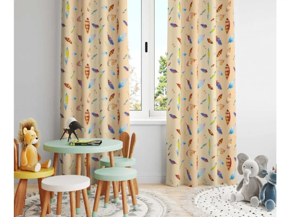 Zatemňovací závěs Peří