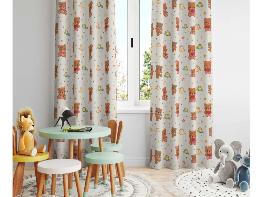 Zatemňovací závěs Medvídci