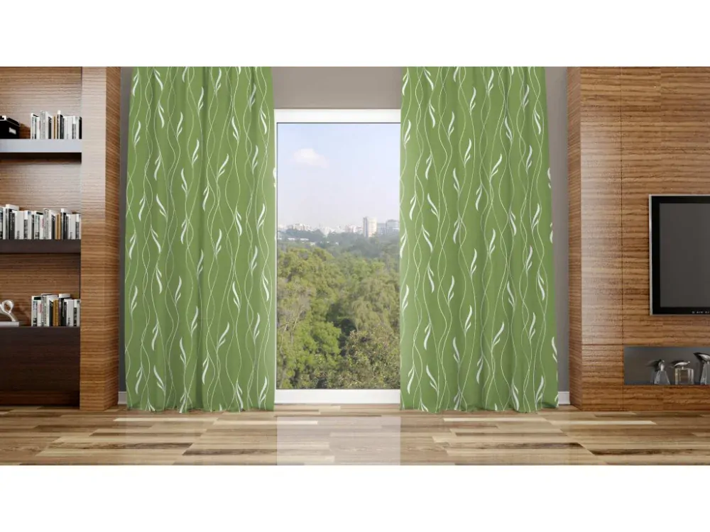 Zatemňovací závěs zelený