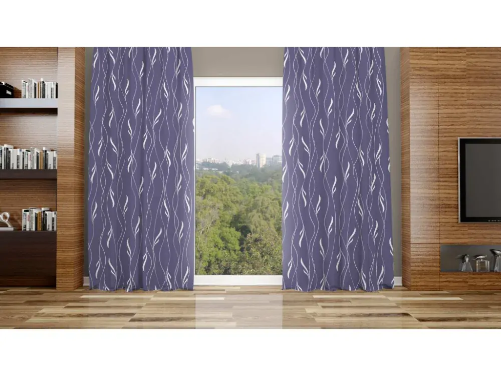 Zatemňovací závěs fialový