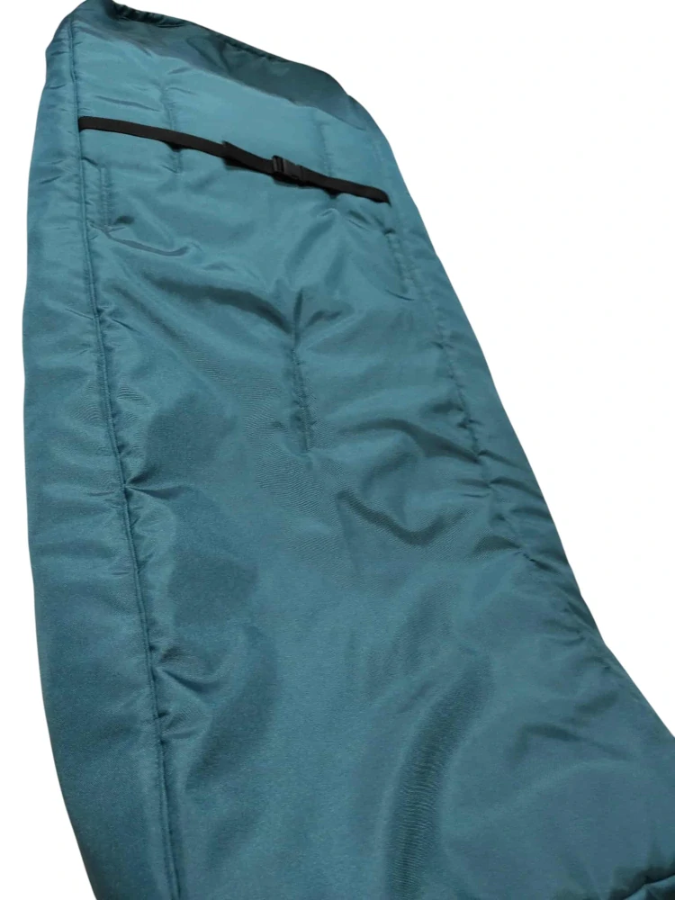 Fusak zimní na invalidní vozík petrolejový