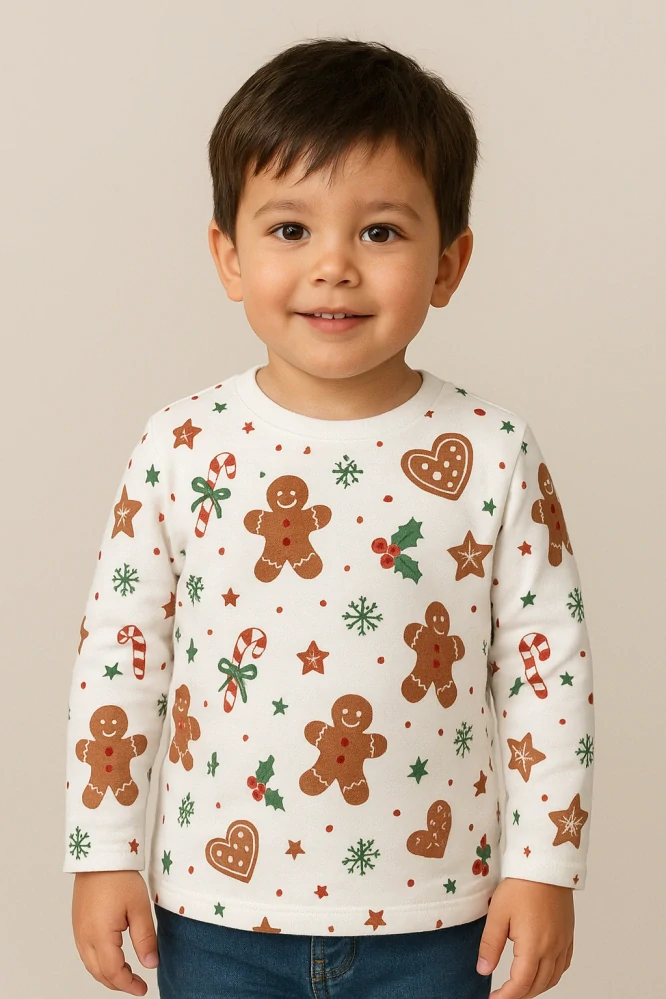 Dětské tričko s vánočním motivem