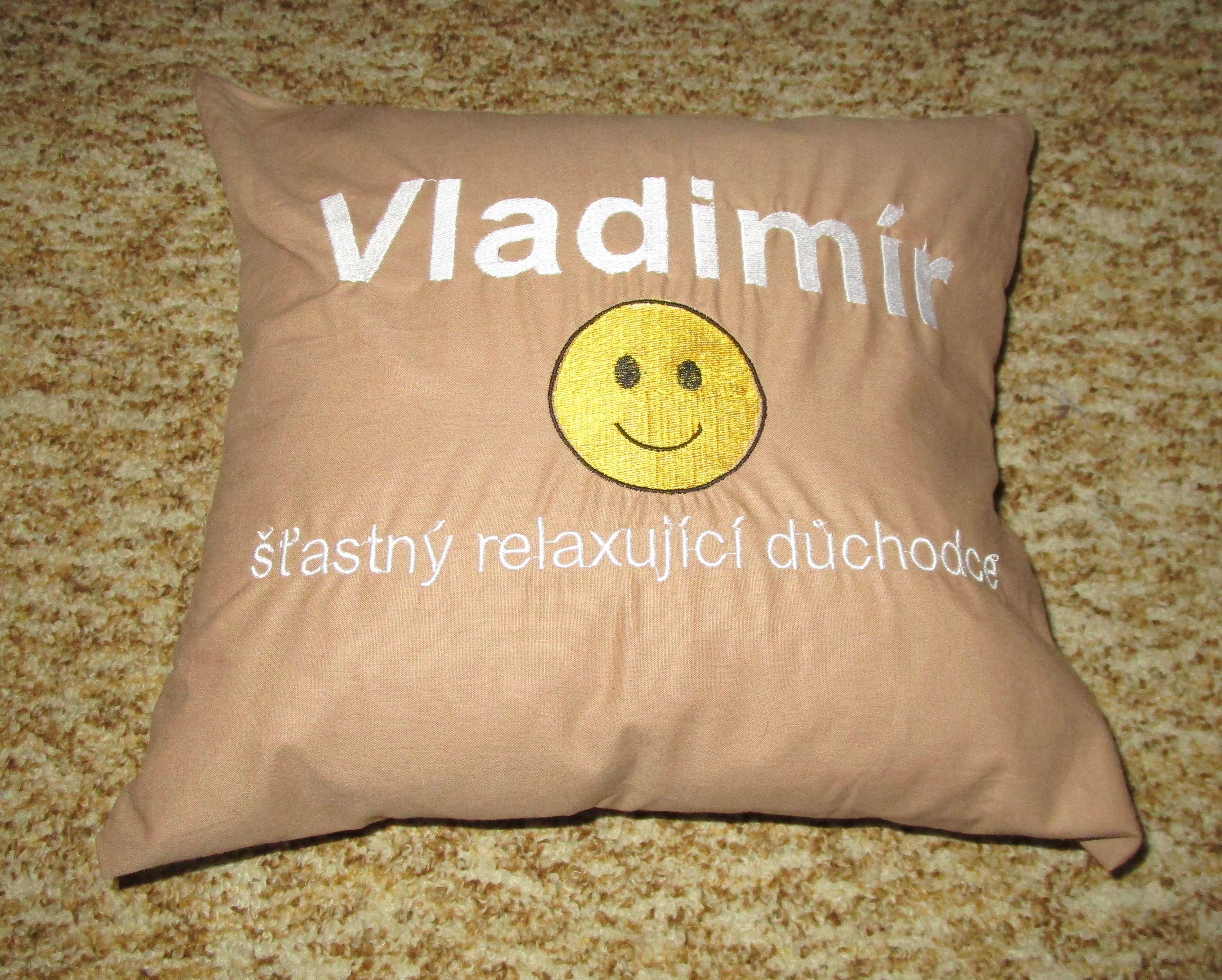 Polštářek relaxující důchodce