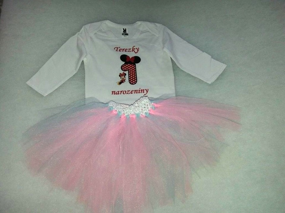 TUTU sukýnka růžovo-modrá