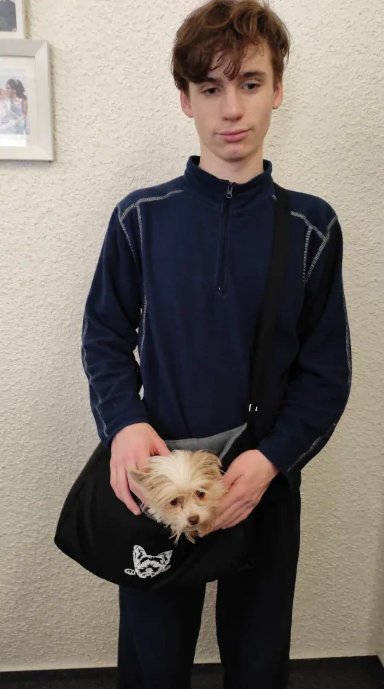 Taška na malá plemena s výšivkou