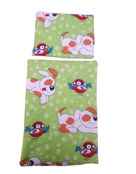 Postýlka pro panenky s peřinkami Pejsci
