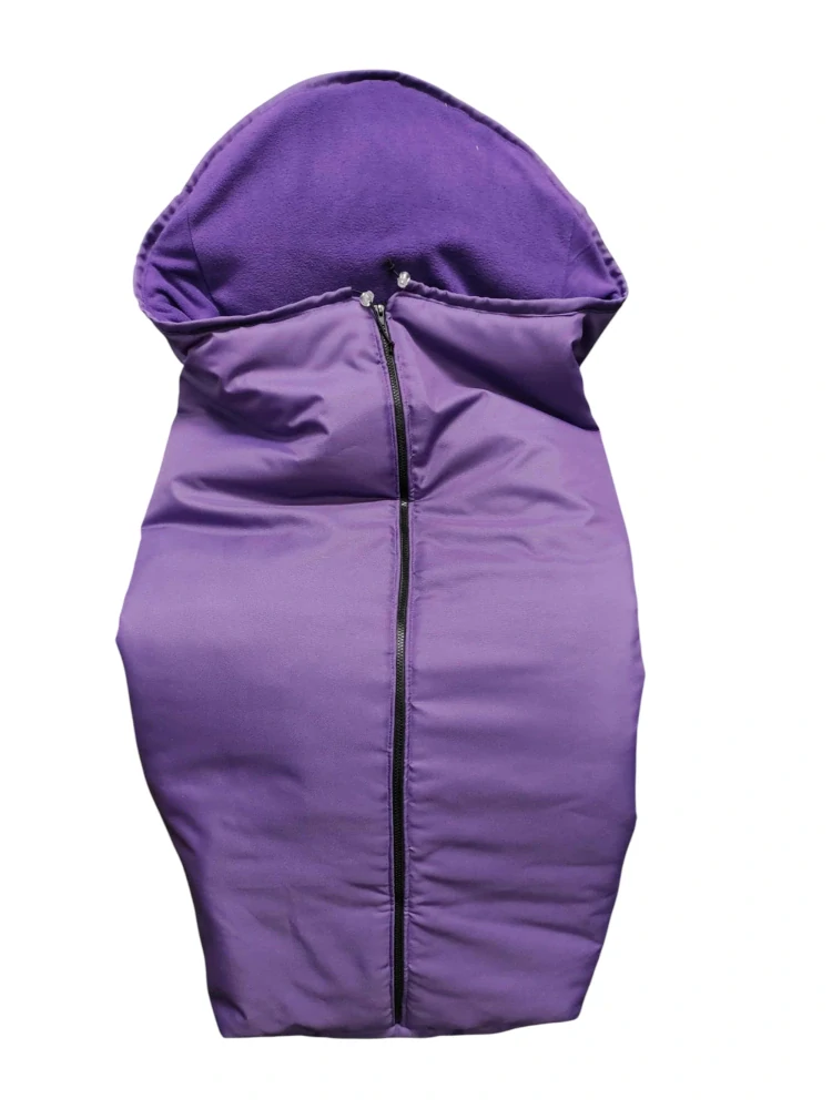 Fusak zimní na invalidní vozík petrolejový