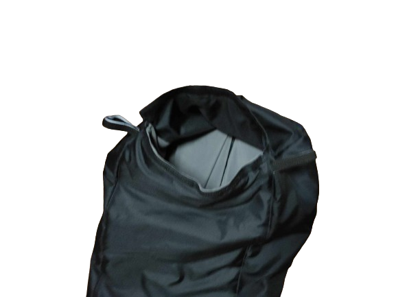 Jarní/podzimní fusak na invalidní vozík Deluxe černý