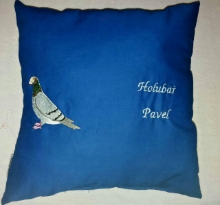 Dekorační polštářek holub