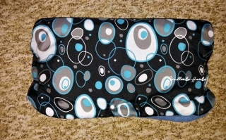 Rukávník na kočárek bublina tyrkys