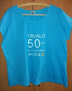 Tričko s výšivkou 2.jakost vel. XXL