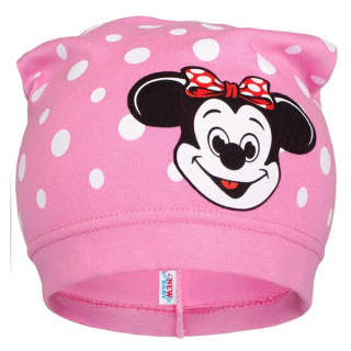 dětská čepička New Baby myška růžová