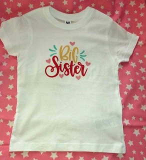 Sesterské tričko Big sister
