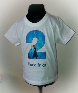 Tričko 2. narozeniny Princezny2