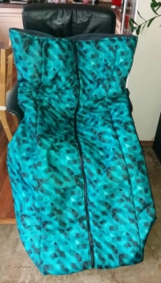 Fusak na invalidní vozík nadměrná velikost 3XL - zelený