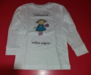 Tričko Velká ségra dlouhý rukáv