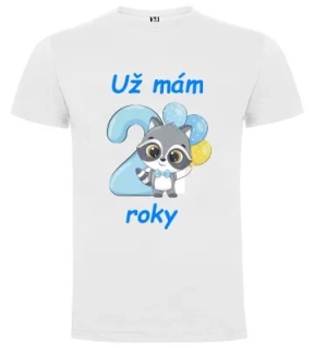 Narozeninové tričko 2 Panda 