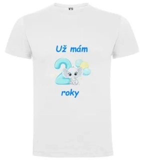 Narozeninové tričko 2 Sloník