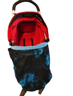 Nepadací deka /nánožník modrý kouř
