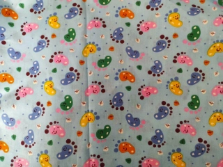 Ubrousek na svačinu - Stopy modré