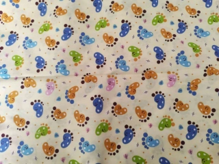 Ubrousek na svačinu - Stopy žluté