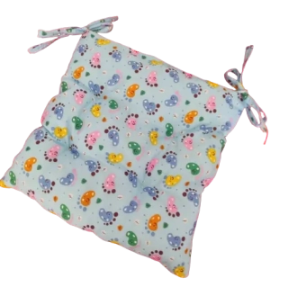 Podsedák na školní židli- Stopy modré