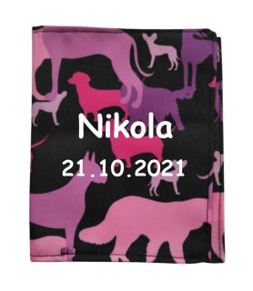 Obal na očkovací průkaz -plemena s potiskem