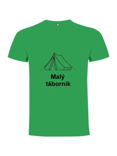 Tričko  malý táborník zelené
