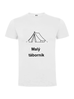 Tričko malý táborník bílé