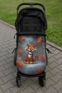 Nepadací deka /nánožník  tygr