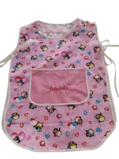 Dětská zástěrka tučňáci