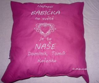 Polštářek Nejlepší babička