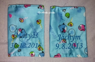 Obal na zdravotní průkaz Angry Birds