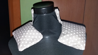 Nahřívací polštářek na krční páteř bio pohanka