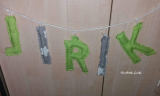 Závěs písmenka