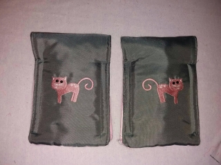 Rukávník dělený na kočárek s výšivkou