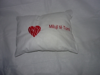 Polštářek Miluji Tě