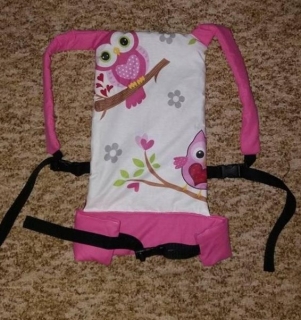 Nosítko pro panenky sovičky růžové